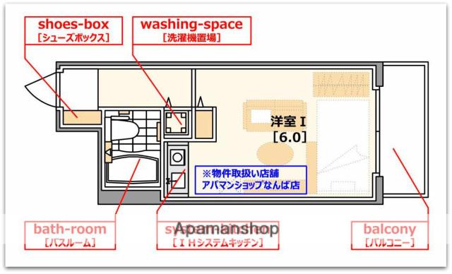 イトーピア高津1(ワンルーム/5階)の間取り写真