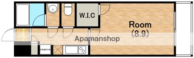 レジディア京町堀(1K/9階)の間取り写真