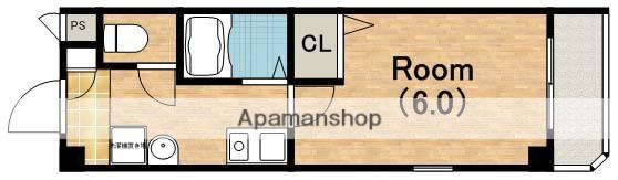 ルミエール南堀江(1K/7階)の間取り写真
