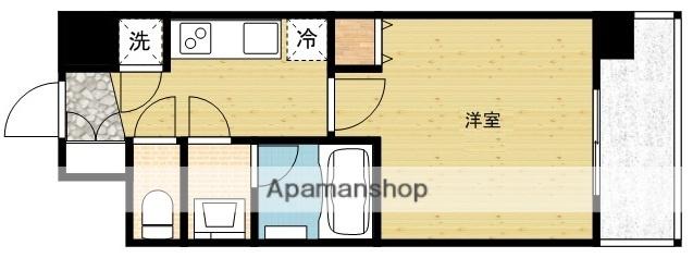 レオンコンフォート難波サウスゲート(1K/6階)の間取り写真