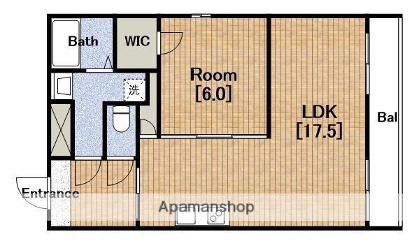 PHOENIX難波イースト(1LDK/12階)の間取り写真