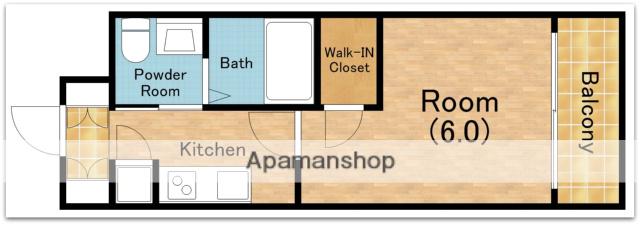 エスリード難波レジデンス(1K/5階)の間取り写真