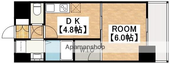 リッツ難波南Ⅱ(1DK/2階)の間取り写真