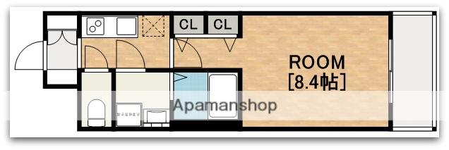 レオンコンフォート難波南(1K/5階)の間取り写真