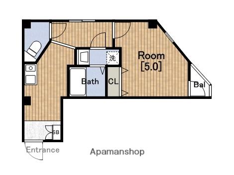 RITZPARKSKYOUMACHIBORI(1K/4階)の間取り写真