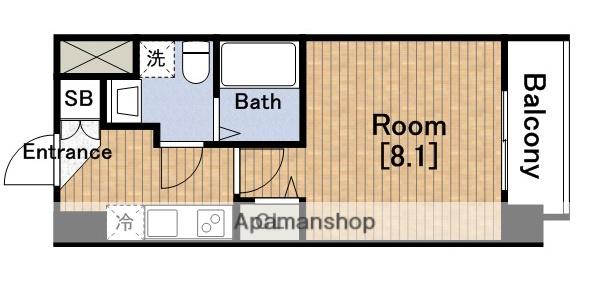 FDS WILL KOHAMA(1K/10階)の間取り写真