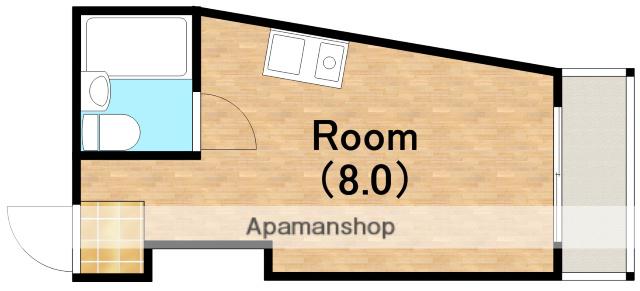ラパンジール阿波座Ⅱ(ワンルーム/3階)の間取り写真