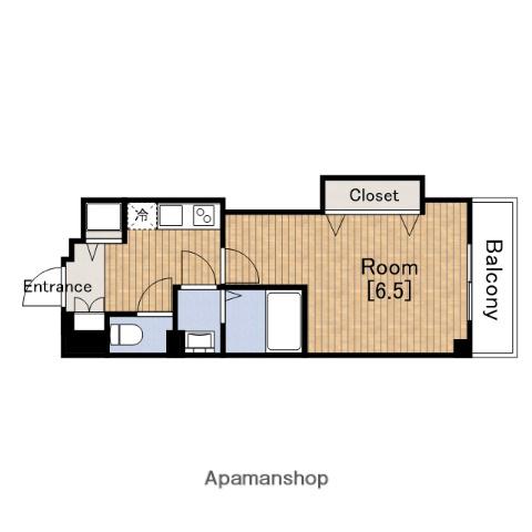 LUXE難波西Ⅰ(1K/5階)の間取り写真