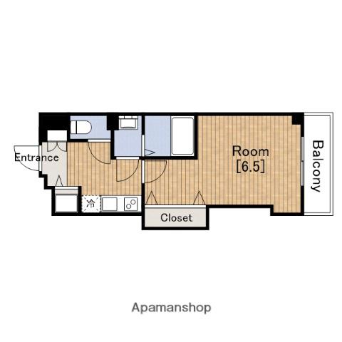 LUXE難波西Ⅰ(1K/6階)の間取り写真