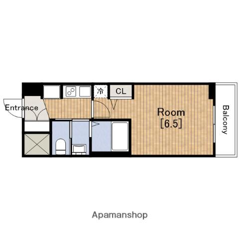 エステムコート難波Ⅴブロード(1K/15階)の間取り写真