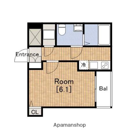 SERENITE本町REFLET(1K/10階)の間取り写真