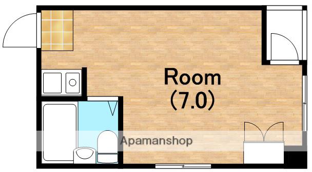 メゾンアルベール(ワンルーム/4階)の間取り写真