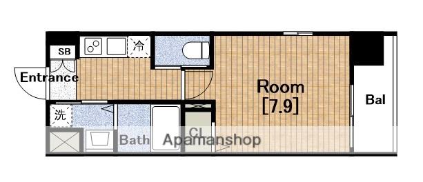 LIVIAZ NAMBA RENOM(1K/10階)の間取り写真