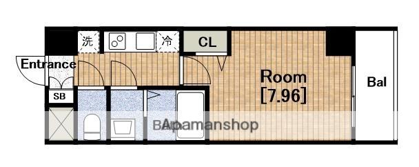 ラヴィータ難波元町(1K/5階)の間取り写真