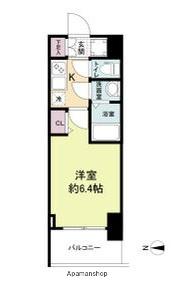 WORVE大阪本町(1K/3階)の間取り写真