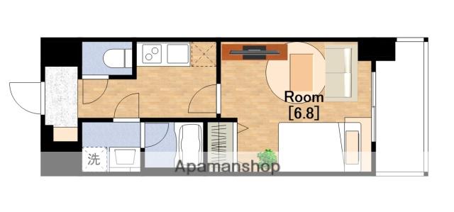 ベイサイドパークOSAKAサウスレジデンス(1K/10階)の間取り写真