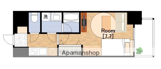 ベイサイドパークOSAKAサウスレジデンス(1K/10階)の間取り写真