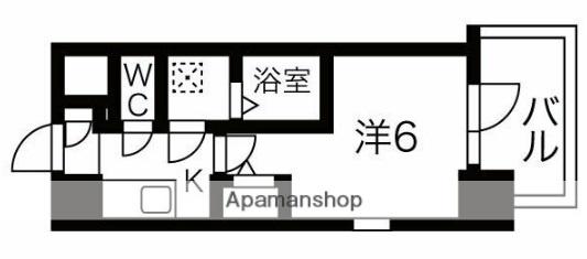 エスリードレジデンス梅田デュオ(1K/10階)の間取り写真