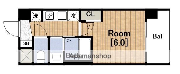 エステムコート難波ウエスト-SIDE8エクシーナ(1K/10階)の間取り写真