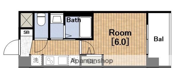 エステムコート難波ウエスト-SIDE8エクシーナ(1K/11階)の間取り写真