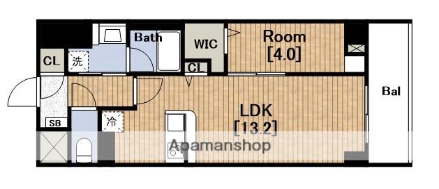 サンエール南堀江(1LDK/2階)の間取り写真