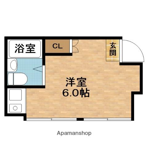 アトレ・ナニワ(ワンルーム/5階)の間取り写真