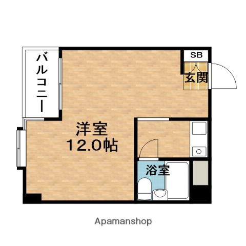 梅田シティ・ヴィラ・アクト3(1K/12階)の間取り写真