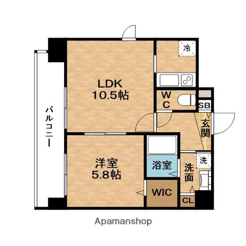 プリマクラッセ(1LDK/3階)の間取り写真