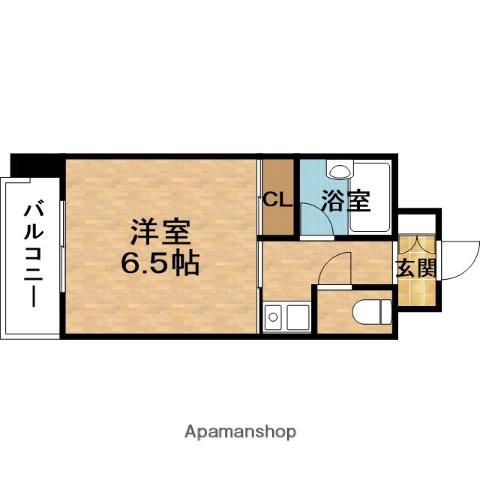 SUNキャドマス扇町(1K/12階)の間取り写真