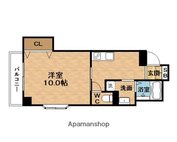 キャピタルライフ(1K/5階)の間取り写真