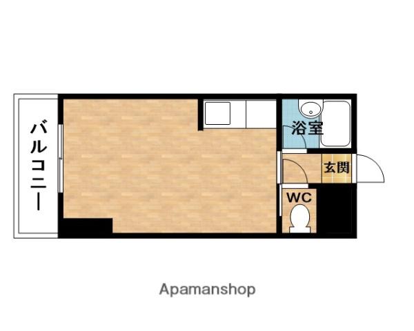 COLLECTION中崎Ⅰ(1K/3階)の間取り写真