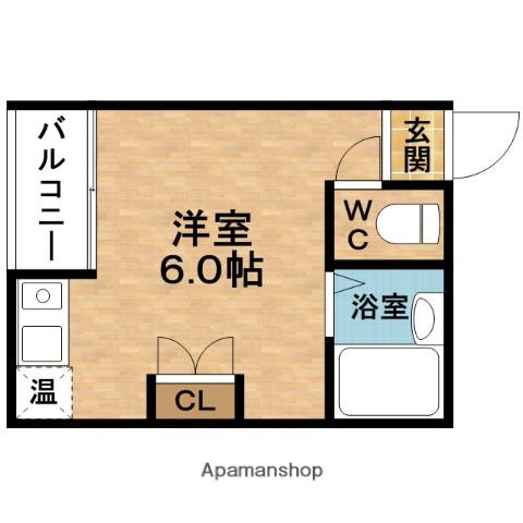 RESIDENCEイン梅田(ワンルーム/9階)の間取り写真