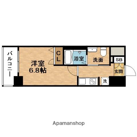 ESTEM COURT梅田・天神橋Ⅲアヴァンテ(1K/10階)の間取り写真