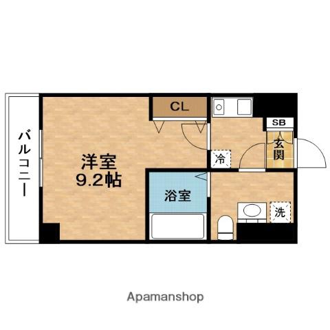 ESLEAD福島駅前第2(1K/12階)の間取り写真