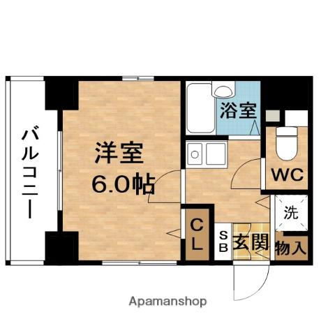 PRESSANCE同心アーバンステージ(1K/9階)の間取り写真