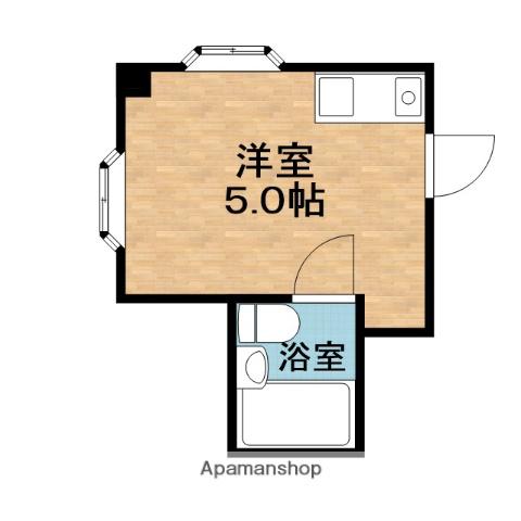 菅栄町マンションレディース(ワンルーム/3階)の間取り写真