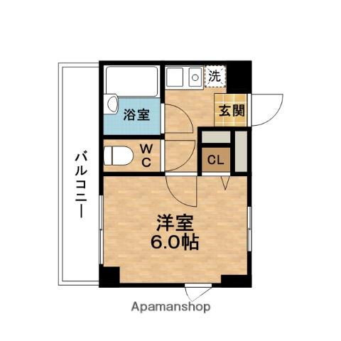 ESTEM COURT梅田北(1K/10階)の間取り写真