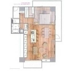 ザ・グランドビュー・オオサカ(1LDK/5階)の間取り写真