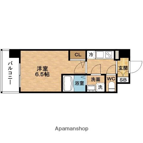 ESLEAD梅田グレイス(1K/9階)の間取り写真