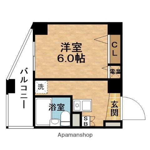 ESLEAD福島第2(1K/3階)の間取り写真