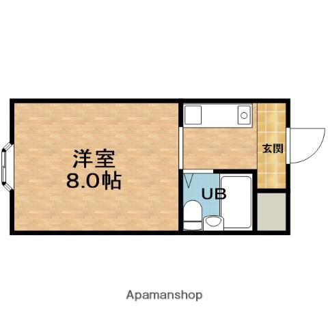 サンパレス吉松(1K/5階)の間取り写真