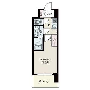 S-RESIDENCE城東SEVER(1K/5階)の間取り写真