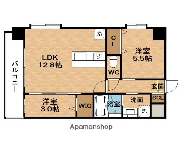 SPLENDIDEライズ新大阪ノース(2LDK/10階)の間取り写真