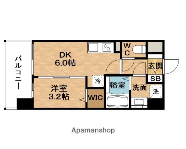 PRESSANCE東淀川駅前プローシェ(1DK/14階)の間取り写真