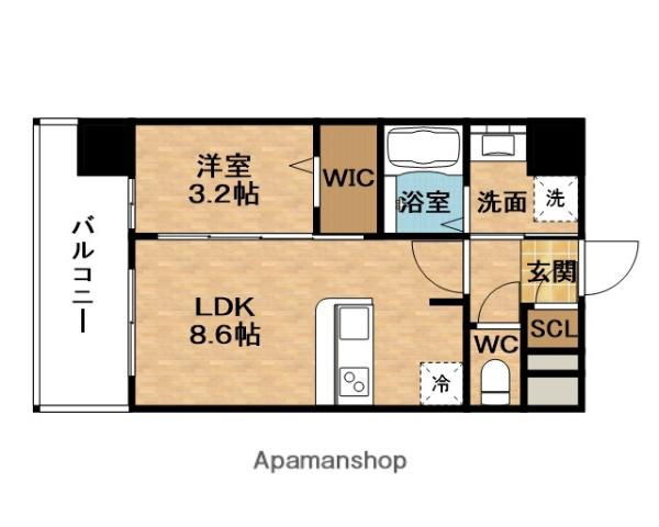 PRESSANCE東淀川駅前プローシェ(1LDK/10階)の間取り写真