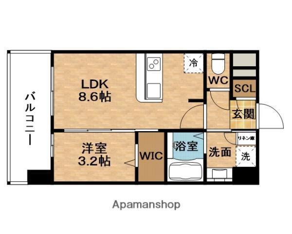 PRESSANCE東淀川駅前プローシェ(1LDK/11階)の間取り写真