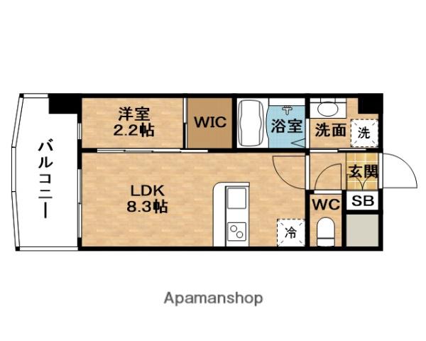 SERENⅠTE新大阪アリエ(1LDK/5階)の間取り写真