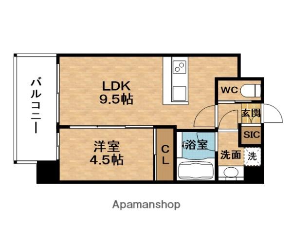 PREGIO塚本ASIAN(1LDK/5階)の間取り写真