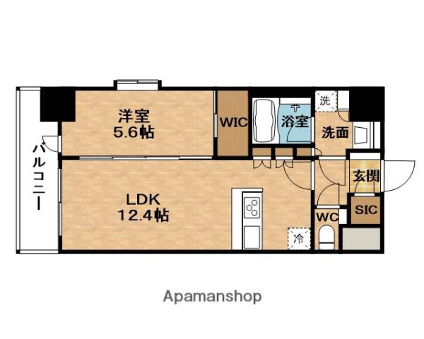 SPLENDIDE 新大阪Ⅵ(1LDK/4階)の間取り写真