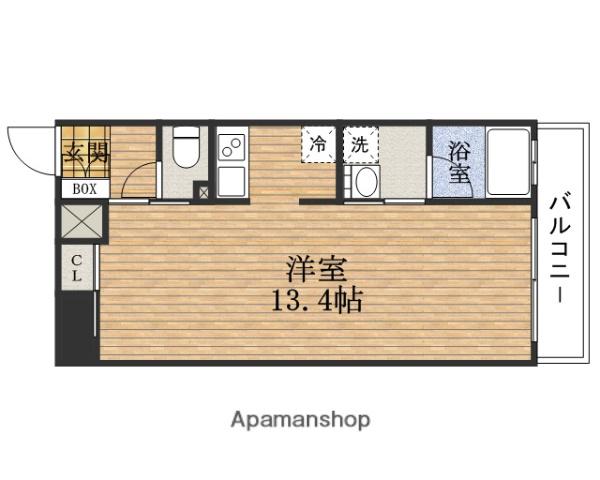 グランツNISHIOHASHI(1K/11階)の間取り写真